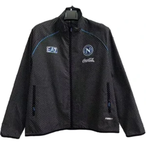 SSC Napoli Rompevientos 2025 2026 Negro - Ssc Napoli Equipacion | 7camisetas