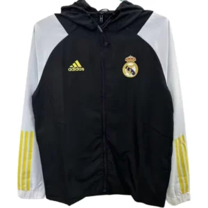 Real Madrid Rompevientos 2025 2026 Negro - Real Madrid Barata | 7camisetas