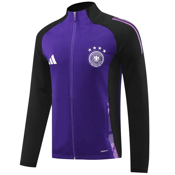 Ropa Deportiva Con Cremallera Larga Alemania 2025 Purpura Negro Alemania Chándal 2025 Púrpura - Tuta Alemania | 7camisetas