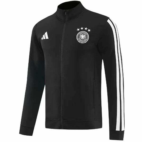 Ropa Deportiva Con Cremallera Larga Alemania 2026 Negro Blanco Alemania Chándal 2026 Negro - Chándal Alemania | 7camisetas