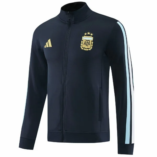 Ropa Deportiva Con Cremallera Larga Argentina 2026 Gris Azul Argentina Chándal 2026 Gris - Chándal Argentina | 7camisetas