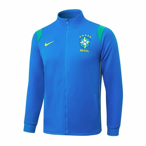 Ropa Deportiva Con Cremallera Larga Brasil 2026 Azul Verde Brasil Chándal 2026 Azul - Chándal Brasil | 7camisetas