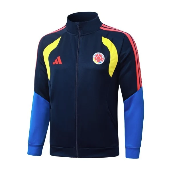 Ropa Deportiva Con Cremallera Larga Colombia 2026 Azul Amarillo Colombia Chándal 2026 Azul - Chándal Colombia | 7camisetas