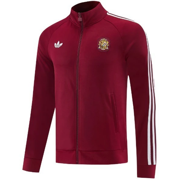 Ropa Deportiva Con Cremallera Larga España 2026 Borgona España Chándal 2026 - Chándal España | 7camisetas