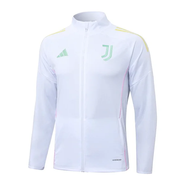Ropa Deportiva Con Cremallera Larga Juventus 2025 2026 Blanco Rosa Juventus Chándal 2025 2026 Blanco - Equipación Juventus | 7camisetas