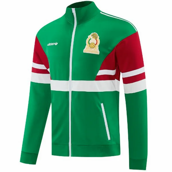 Ropa Deportiva Con Cremallera Larga México 2026 Verde Rojo México Chándal 2026 Verde - Chándal México | 7camisetas