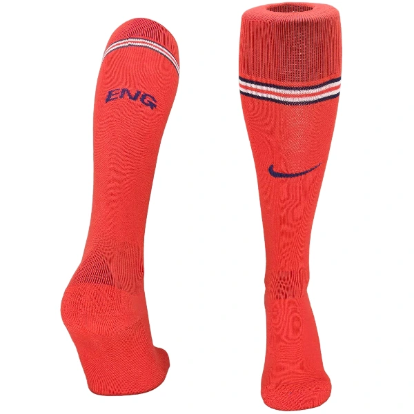 Segunda Calcetines Inglaterra 2026 Rojo Inglaterra Calcetines 2026 Segunda Rojo - Inglaterra Barata | 7camisetas