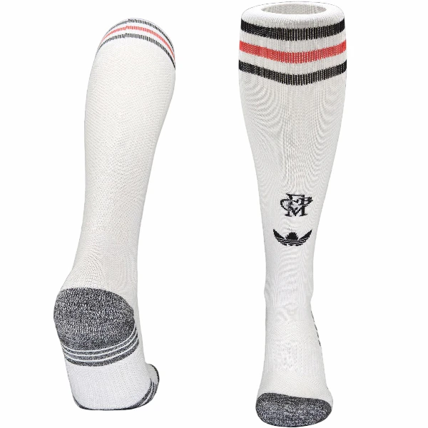Segunda Calcetines Niños Bayern Múnich 2026 2027 Blanco Bayern Múnich Niños Calcetines 2026 2027 Segunda Blanco - Bayern Múnich Niños Barata | 7camisetas