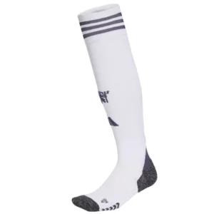 Manchester United Niños Calcetines 2025 2026 Segunda Blanco - Manchester United Niños Barata | 7camisetas
