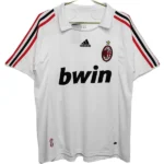 AC Milan Camiseta 2007 2008 Segunda Blanca - Camiseta Ac Milan | 7camisetas