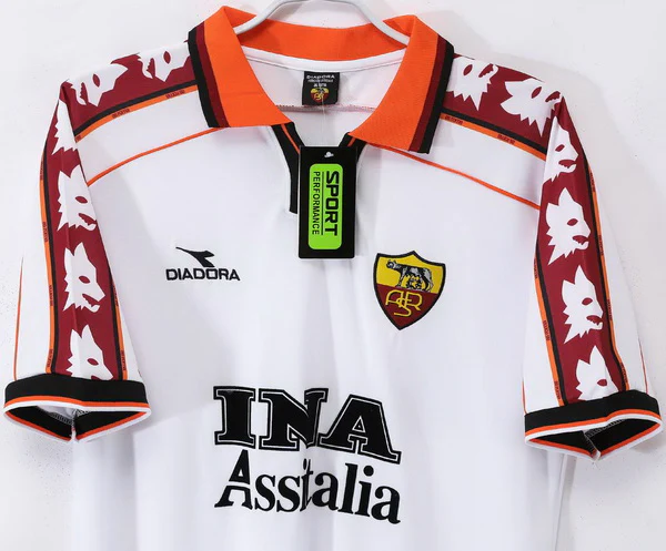 AS Roma Camiseta Segunda Blanca - Camiseta As Roma | 7camisetas
