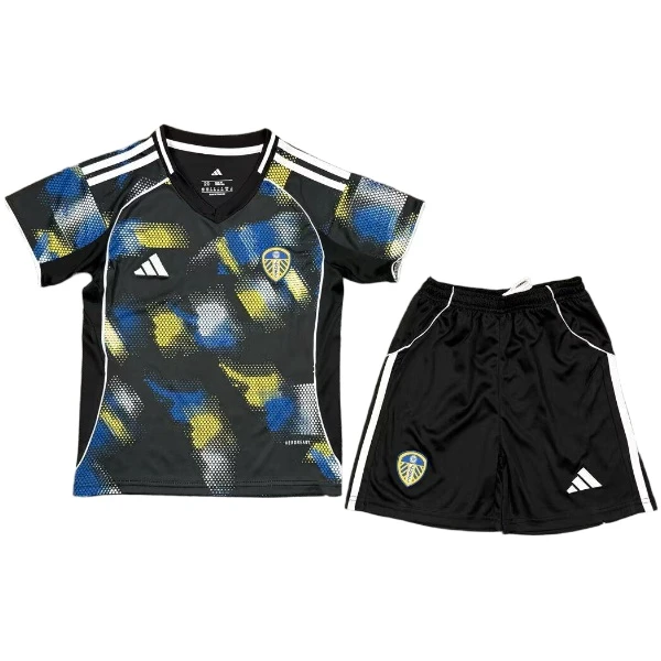 Leeds United Niños Conjunto 2025 2026 Segunda Azul - Leeds United Niños Barata | 7camisetas