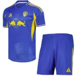 Leeds United Niños Conjunto 2025 2026 Segunda Azul - Leeds United Niños Barata | 7camisetas