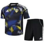 Leeds United Niños Conjunto 2025 2026 Segunda Azul - Leeds United Niños Barata | 7camisetas