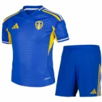 Leeds United Niños Conjunto 2025 2026 Segunda Azul - Leeds United Niños Barata | 7camisetas