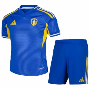 Leeds United Niños Conjunto 2025 2026 Segunda Azul - Leeds United Niños Barata | 7camisetas