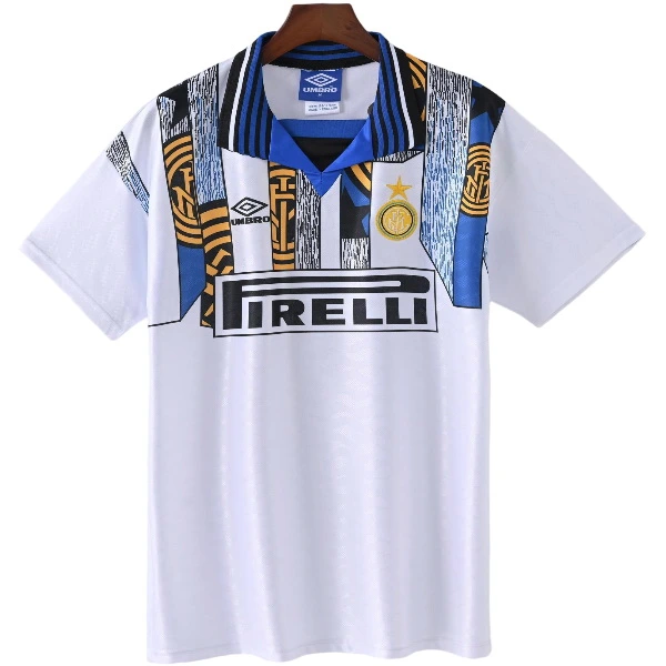 Segunda Camiseta Inter Milán Retro 1995 1996 Blanco Inter Milán Camiseta Segunda Blanca - Camiseta Inter Milán 2027 | 7camisetas