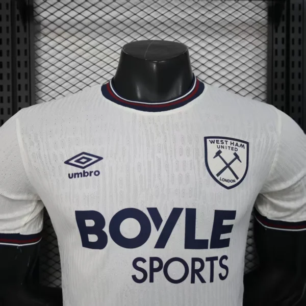 West Ham United Camiseta Edición Jugadores 2025 2026 Segunda Blanca - Camiseta West Ham United | 7camisetas
