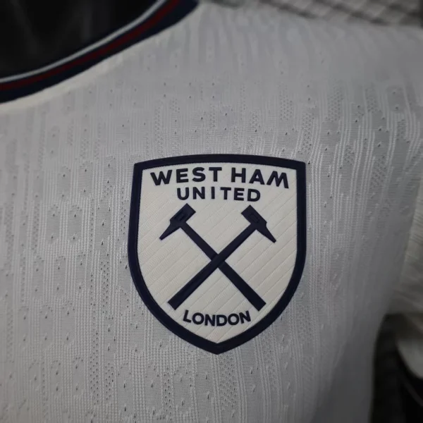 West Ham United Camiseta Edición Jugadores 2025 2026 Segunda Blanca - Camiseta West Ham United | 7camisetas