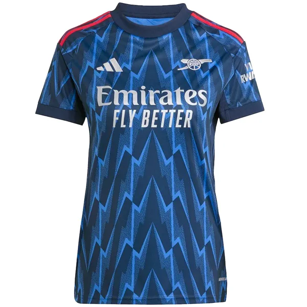 Segunda Camiseta Mujer Arsenal 2025 2026 Azul Arsenal Mujer Camiseta 2025 2026 Segunda Azul - Camiseta Arsenal Mujer | 7camisetas