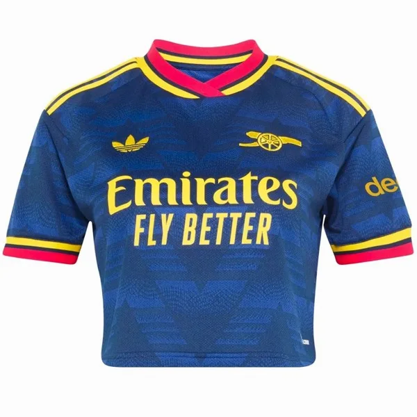 Segunda Camiseta Mujer Arsenal 2026 2027 Azul Arsenal Mujer Camiseta 2026 2027 Segunda Azul - Camiseta Arsenal Mujer | 7camisetas