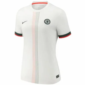 Chelsea Mujer Camiseta 2025 2026 Segunda Blanca - Camiseta Chelsea Mujer | 7camisetas