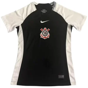 Corinthians Paulista Mujer Camiseta 2025 2026 Segunda Negra - Camiseta Corinthians Paulista Mujer | 7camisetas