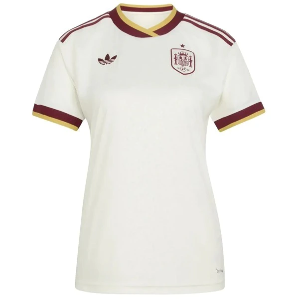 Segunda Camiseta Mujer España 2026 Blanco España Mujer Camiseta 2026 Segunda Blanca - Camiseta España Mujer Blanca | 7camisetas
