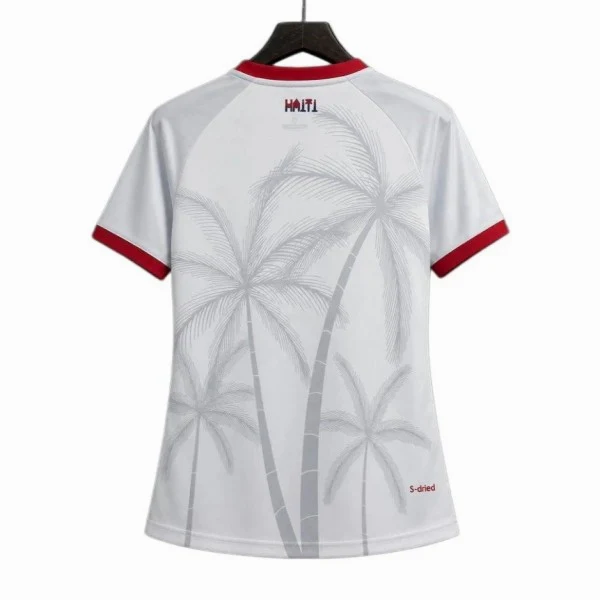 Haití Mujer Camiseta 2026 Segunda Blanca - Camisetas De Futbol Personalizadas | 7camisetas