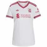 Liverpool Mujer Camiseta 2026 2027 Segunda Blanca - Camiseta Liverpool Mujer | 7camisetas