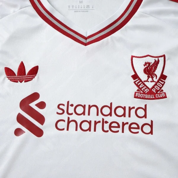Liverpool Mujer Camiseta 2026 2027 Segunda Blanca - Camiseta Liverpool Mujer | 7camisetas