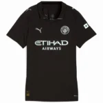 Manchester City Mujer Camiseta 2025 2026 Segunda Negra - Camiseta Manchester City Mujer | 7camisetas