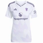Manchester United Mujer Camiseta 2025 2026 Segunda Blanca - Camiseta Manchester United Mujer | 7camisetas