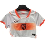 Países Bajos Mujer Camiseta 2026 Segunda Blanca - Camiseta Paises Bajos Mujer | 7camisetas