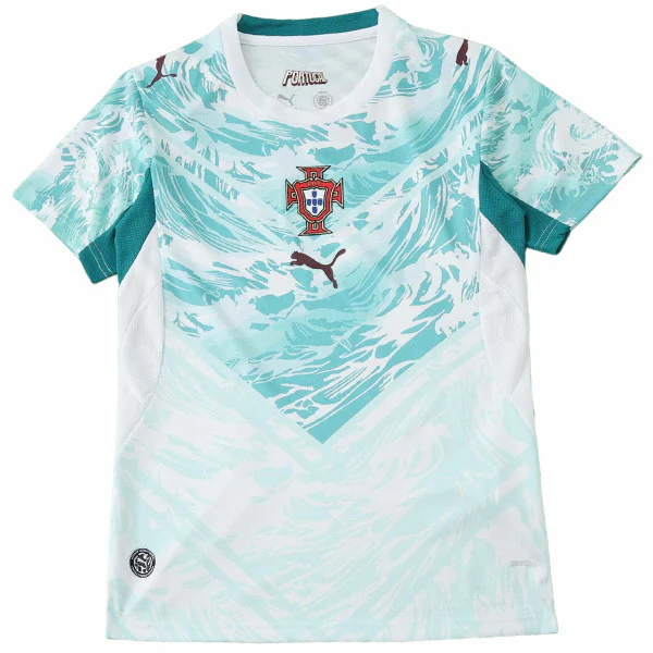 Segunda Camiseta Mujer Portugal 2026 Blanco Portugal Mujer Camiseta 2026 Segunda Blanca - Camiseta Portugal Mujer | 7camisetas