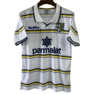 Parma Camiseta Segunda Blanca - Camiseta Real Madrid Parmalat | 7camisetas