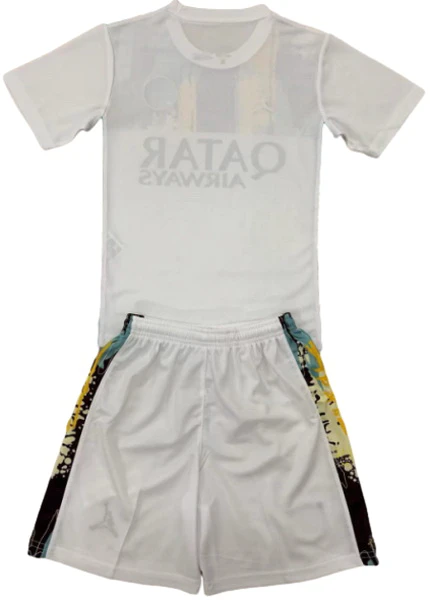 Paris Saint Germain Niños Conjunto 2025 2026 Segunda Blanco - Paris Saint Germain Niños Barata | 7camisetas