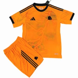 AS Roma Conjunto 2025 2026 Segunda Naranja - AS Roma Barata | 7camisetas