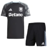 Aston Villa Conjunto 2025 2026 Segunda Negro - Aston Villa Barata | 7camisetas