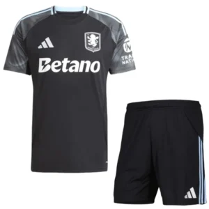 Aston Villa Conjunto 2025 2026 Segunda Negro - Aston Villa Barata | 7camisetas