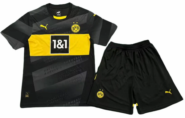 Borussia Dortmund Conjunto 2024 2025 Segunda Negro - Borussia Dortmund Barata | 7camisetas