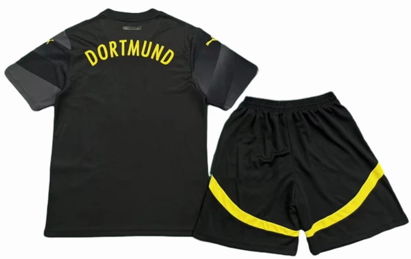 Borussia Dortmund Conjunto 2024 2025 Segunda Negro - Borussia Dortmund Barata | 7camisetas