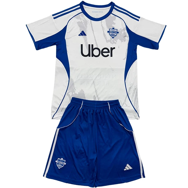 Como 1907 Conjunto 2025 2026 Segunda Blanco - Como 1907 Barata | 7camisetas
