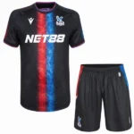 Crystal Palace Conjunto 2024 2025 Segunda Negro - Crystal Palace Barata | 7camisetas
