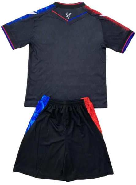Crystal Palace Conjunto 2024 2025 Segunda Negro - Crystal Palace Barata | 7camisetas