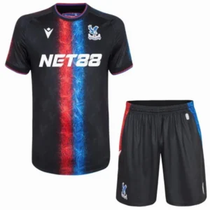 Crystal Palace Conjunto 2024 2025 Segunda Negro - Crystal Palace Barata | 7camisetas