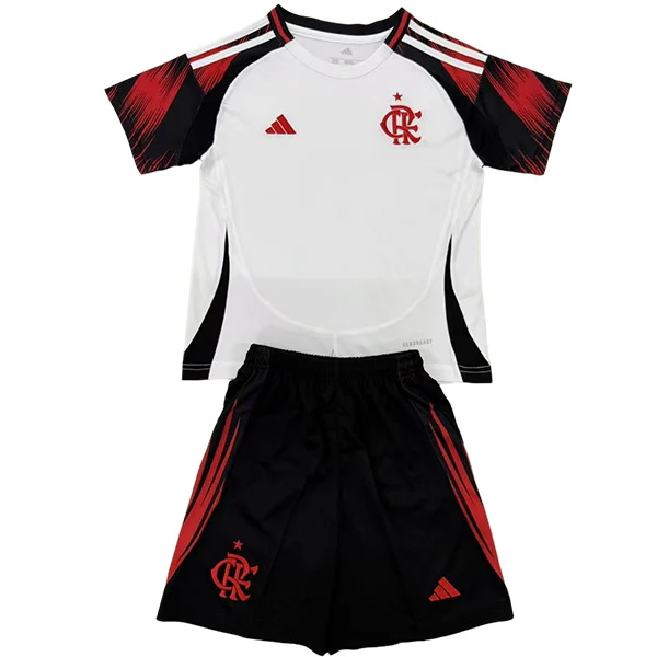 Flamengo Conjunto 2025 2026 Segunda Blanco - Flamengo Barata | 7camisetas