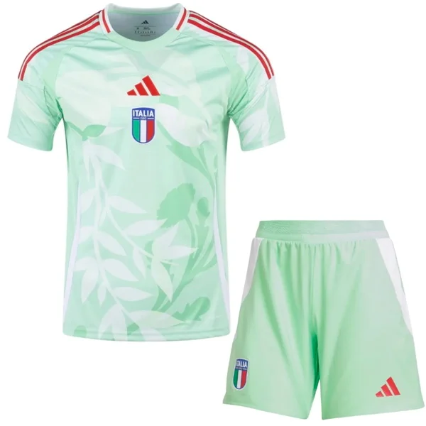 Segunda Conjunto De Hombre Italia 2025 Verde Italia Conjunto 2025 Segunda Verde - Equipación Italia | 7camisetas