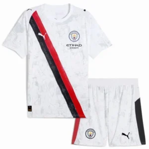 Manchester City Conjunto 2025 2026 Segunda Blanco - Manchester City Barata | 7camisetas