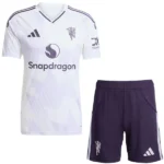 Manchester United Conjunto 2025 2026 Segunda Blanco - Manchester United Barata | 7camisetas